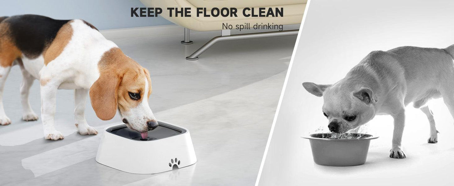 No-Spill Floating Pet Water Bowl - pawpallet