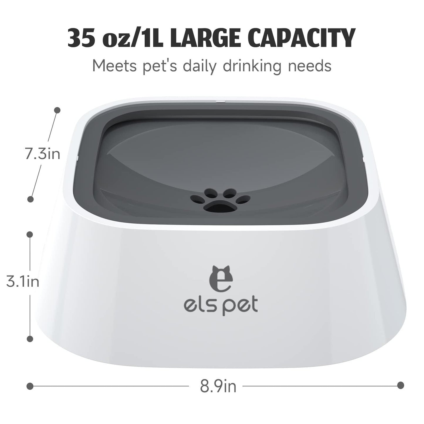 No-Spill Floating Pet Water Bowl - pawpallet