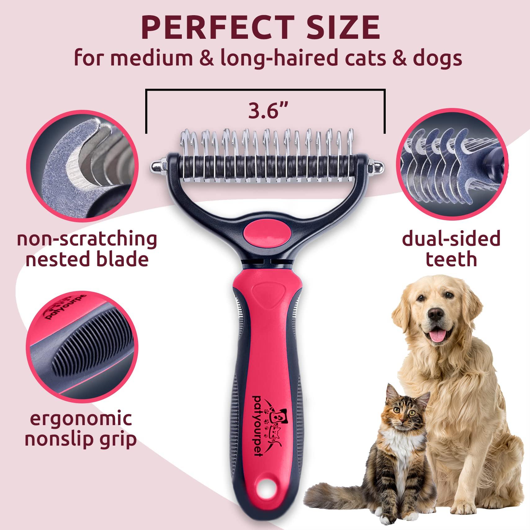 Double-Sided Knot Comb for Pet - pawpallet