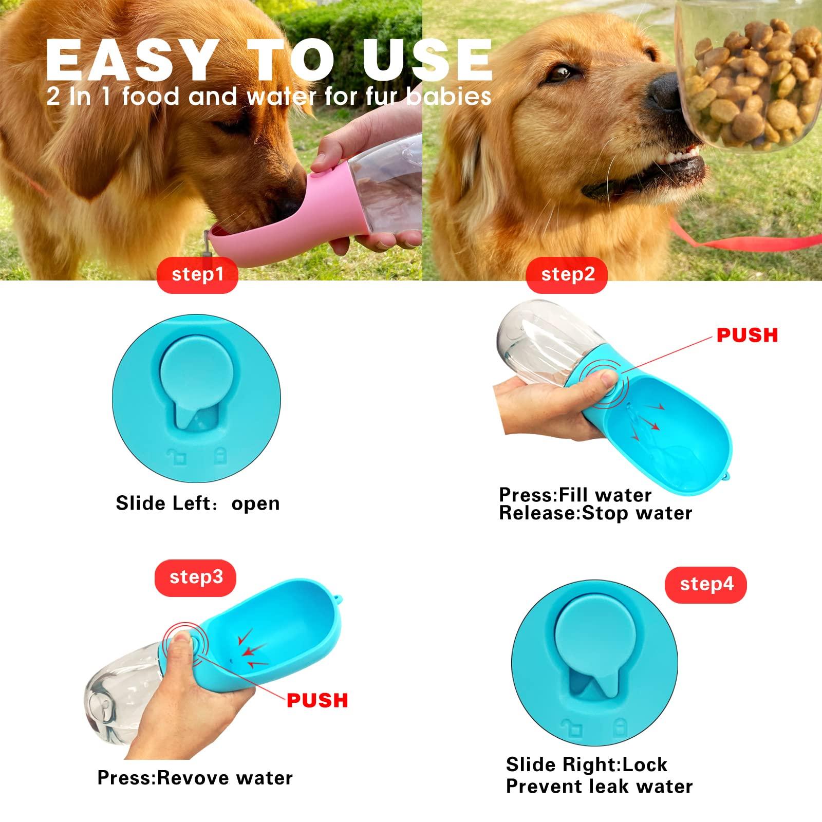 Portable Pet Water & Food Bottle - pawpallet