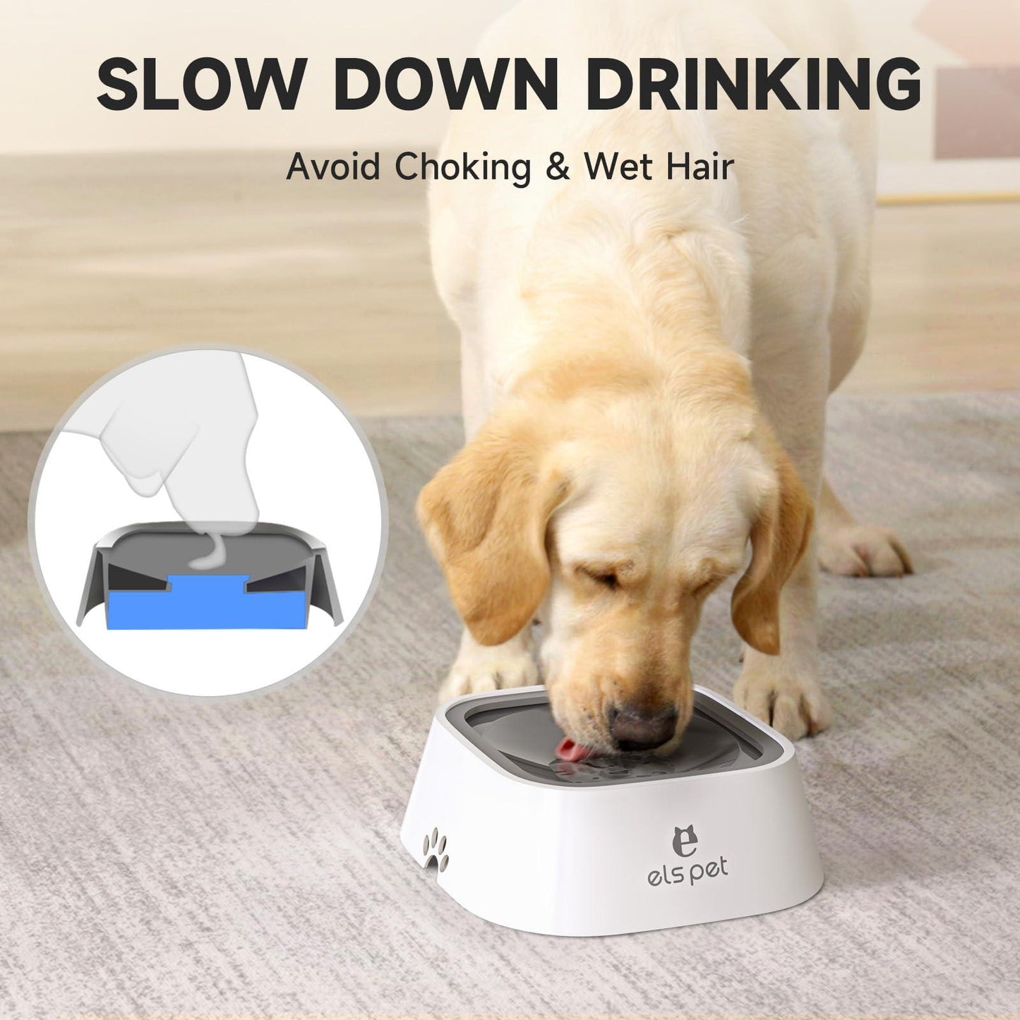 No-Spill Floating Pet Water Bowl - pawpallet