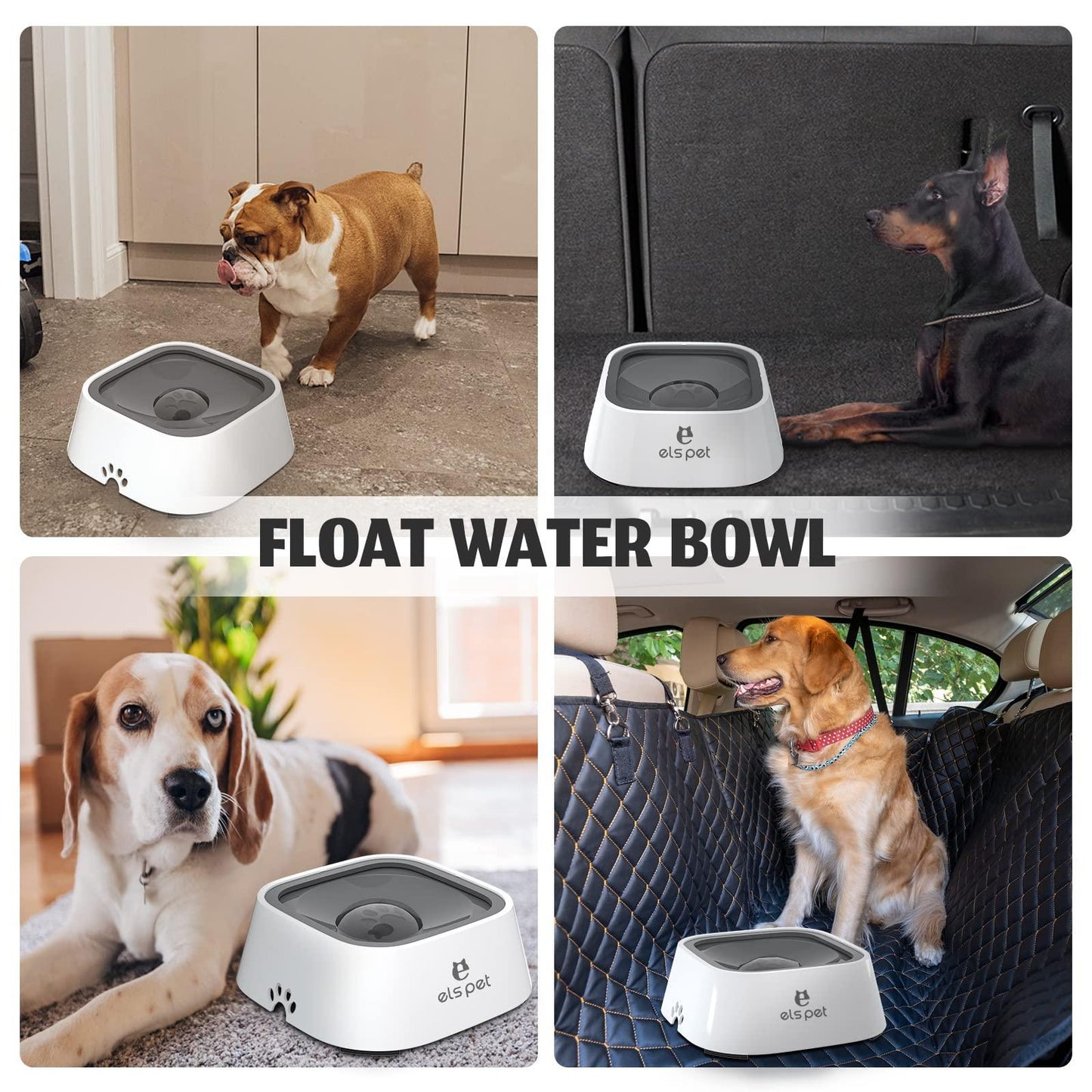 No-Spill Floating Pet Water Bowl - pawpallet