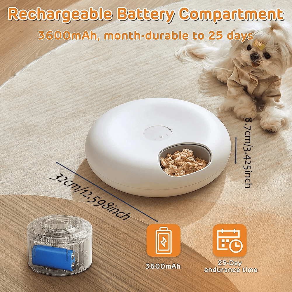 6-Meal Automatic Pet Feeder - pawpallet