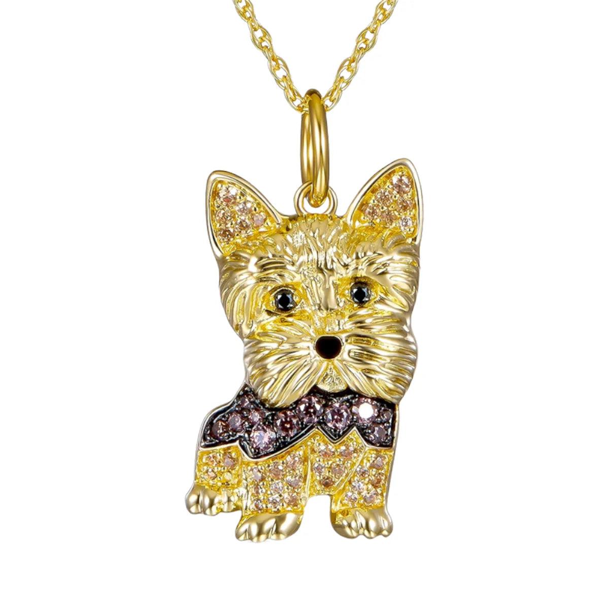 Schnauzer Charm Necklace for Devoted Dog Enthusiasts - pawpallet 