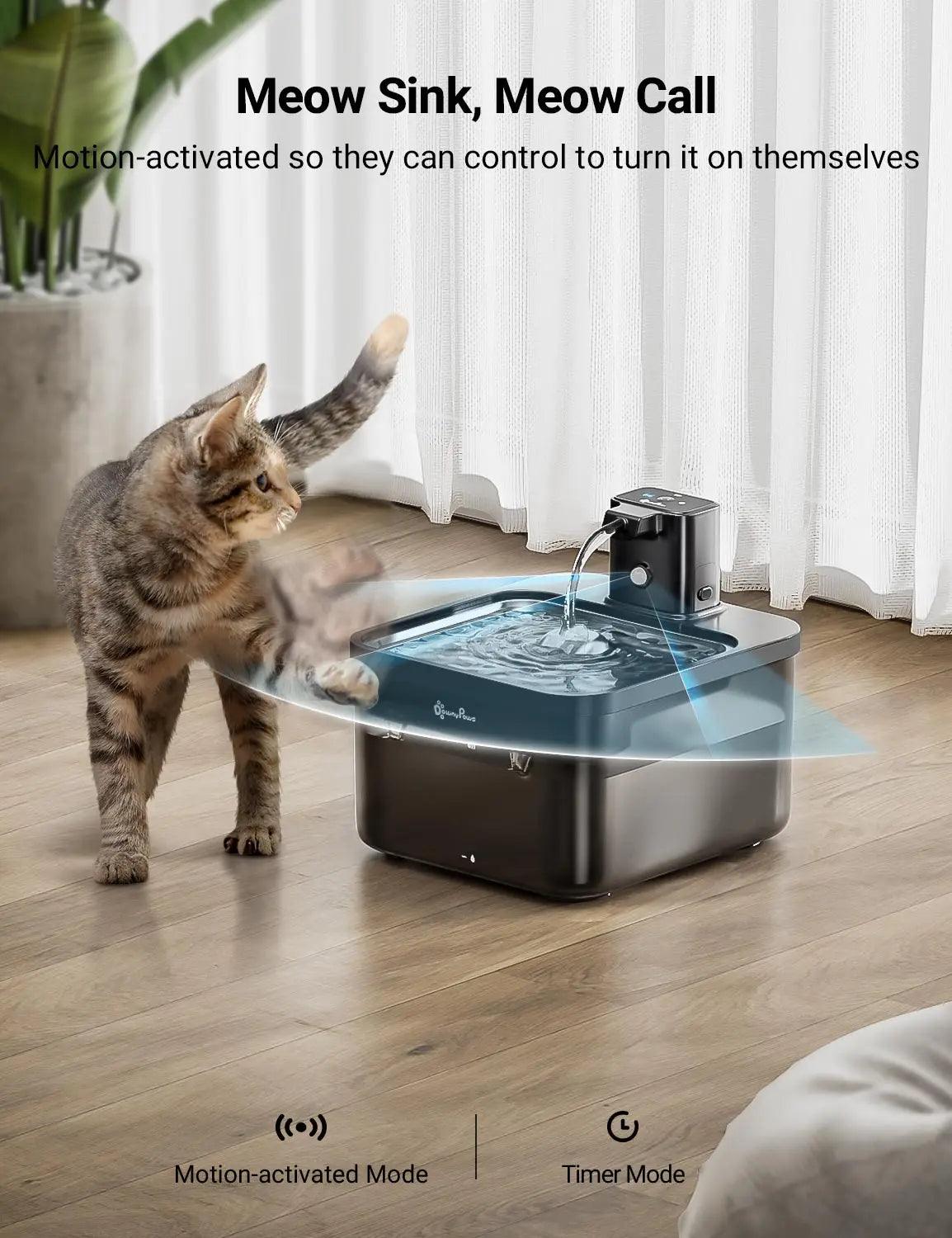 2.5L Wireless Pet Water Fountain - pawpallet