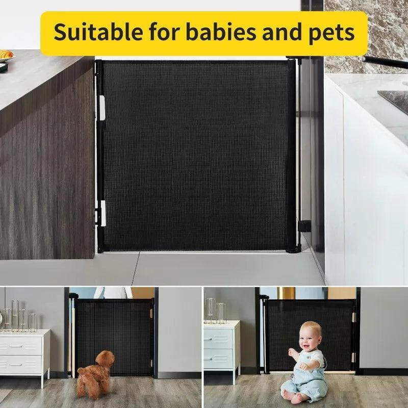 Retractable Mesh Gate - pawpallet