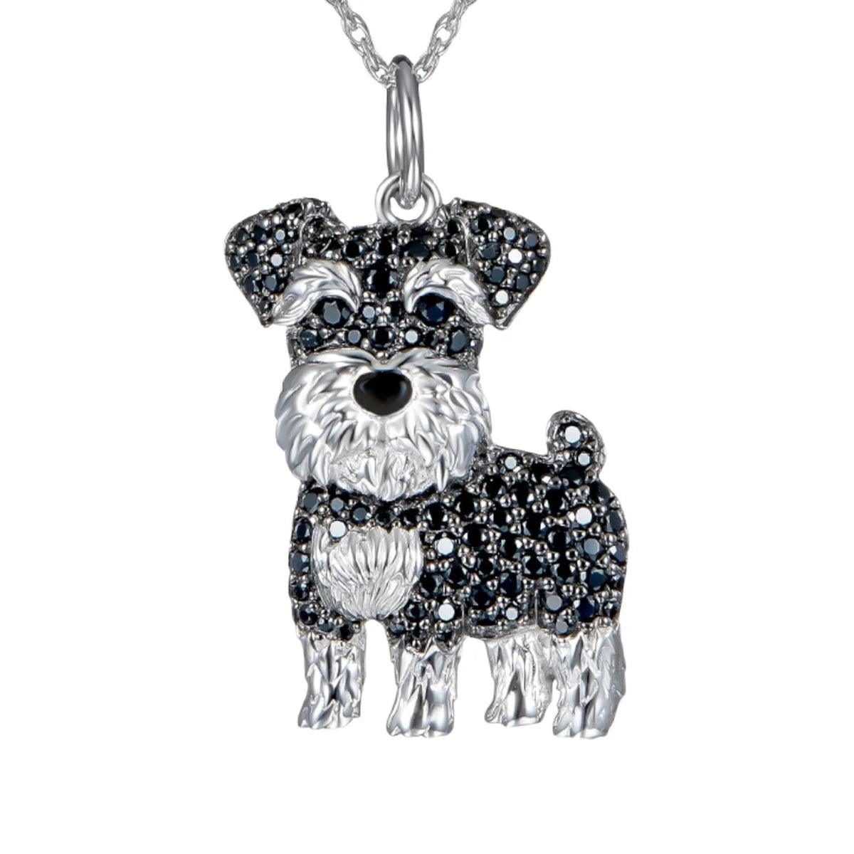 Schnauzer Charm Necklace for Devoted Dog Enthusiasts - pawpallet