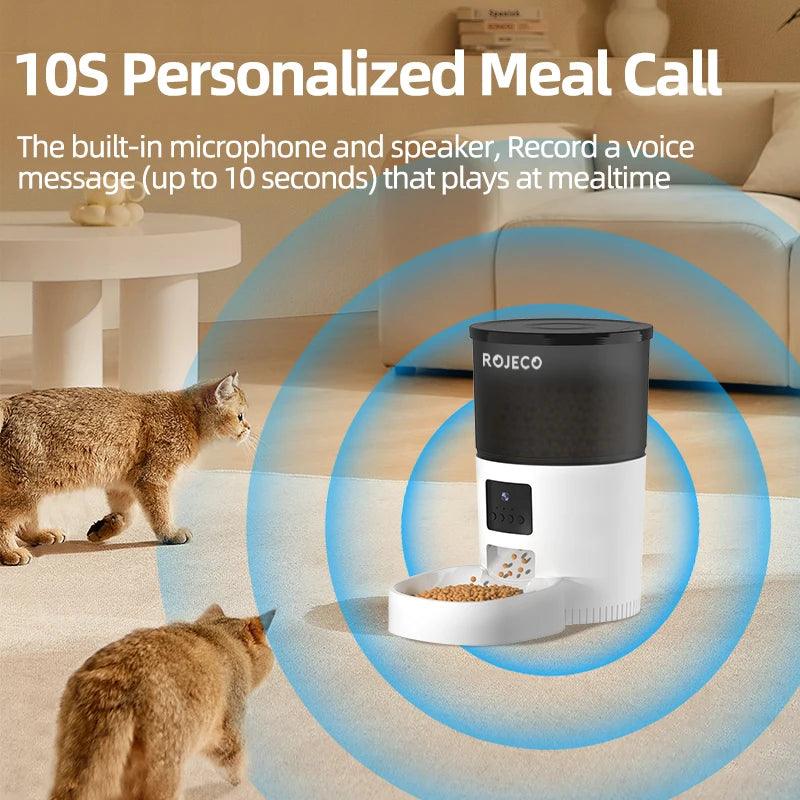 Smart Auto Pet Feeder with Camera - pawpallet