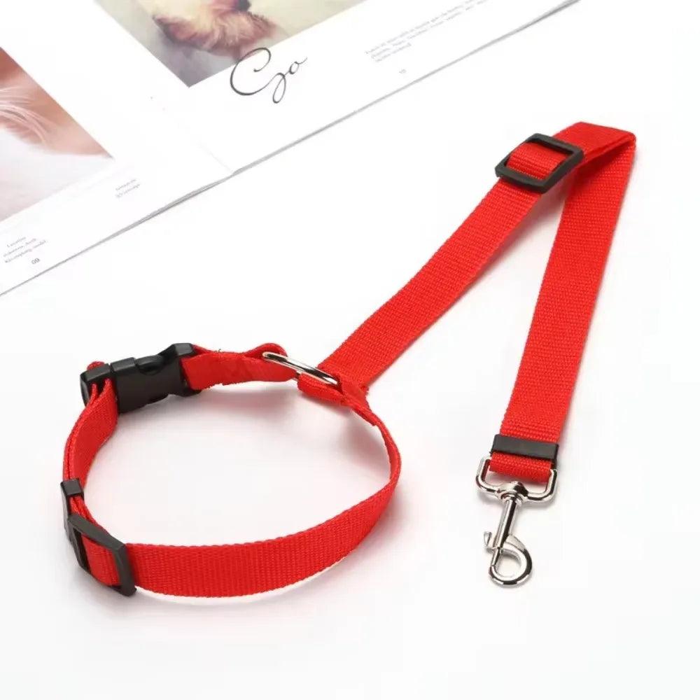 Adjustable Pet Safety Seat Belt & Leash for Dogs and Cats - pawpallet