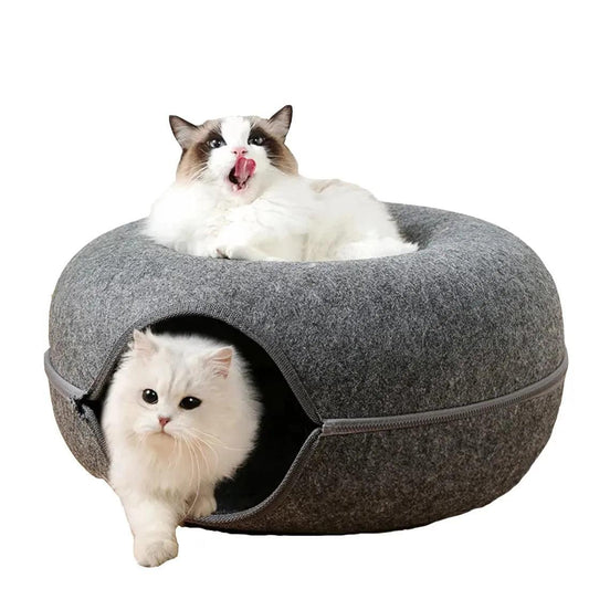 PurrPlay Tunnel Bed - pawpallet