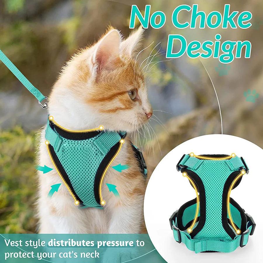 Cat Harness and Leash for Walking - pawpallet