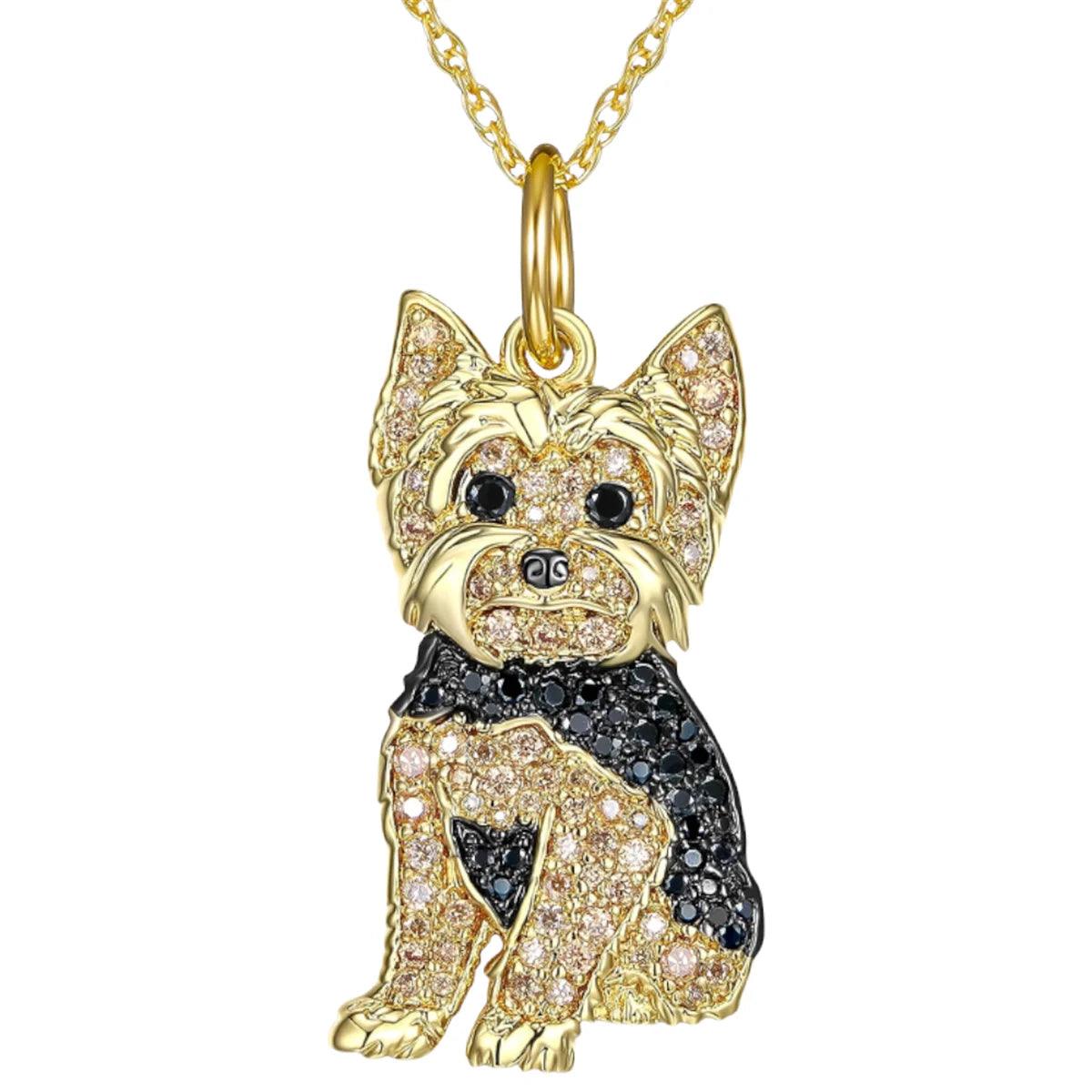 Schnauzer Charm Necklace for Devoted Dog Enthusiasts - pawpallet