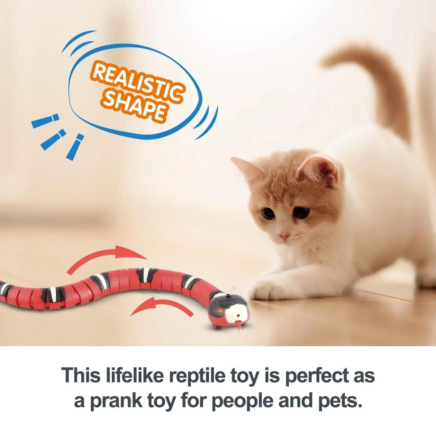 Smart Sensing Electronic Snake Toy for Cats - pawpallet