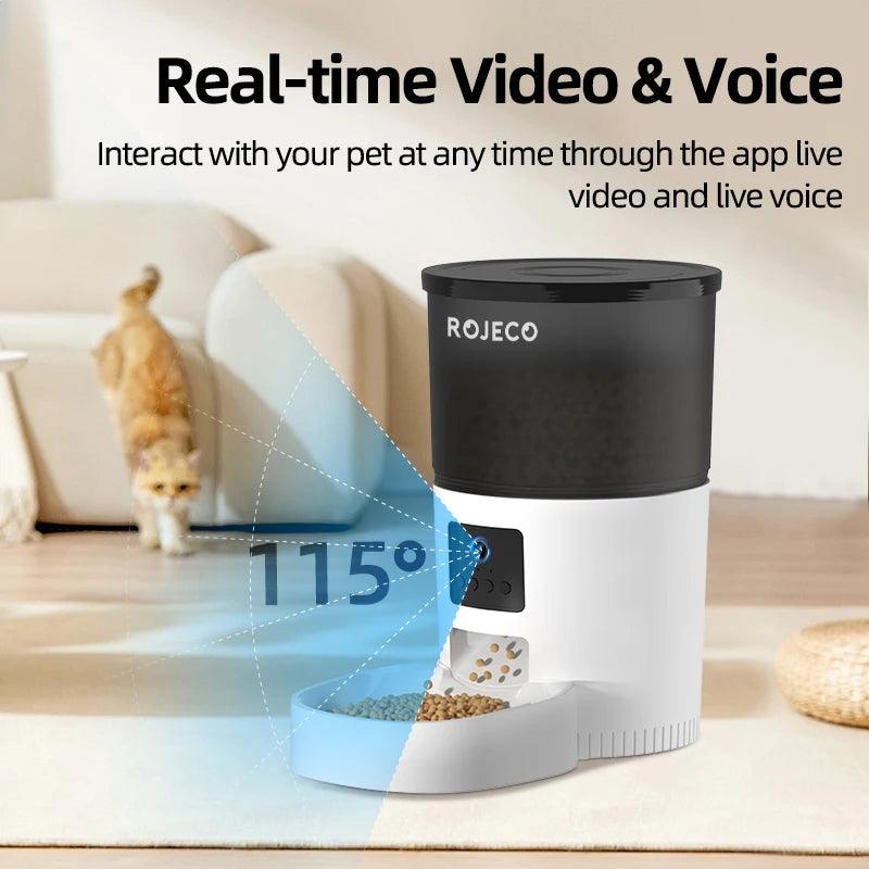 Smart Auto Pet Feeder with Camera - pawpallet