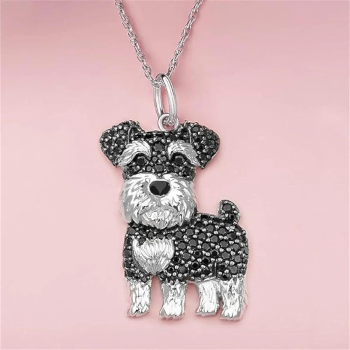 Schnauzer Charm Necklace for Devoted Dog Enthusiasts - pawpallet