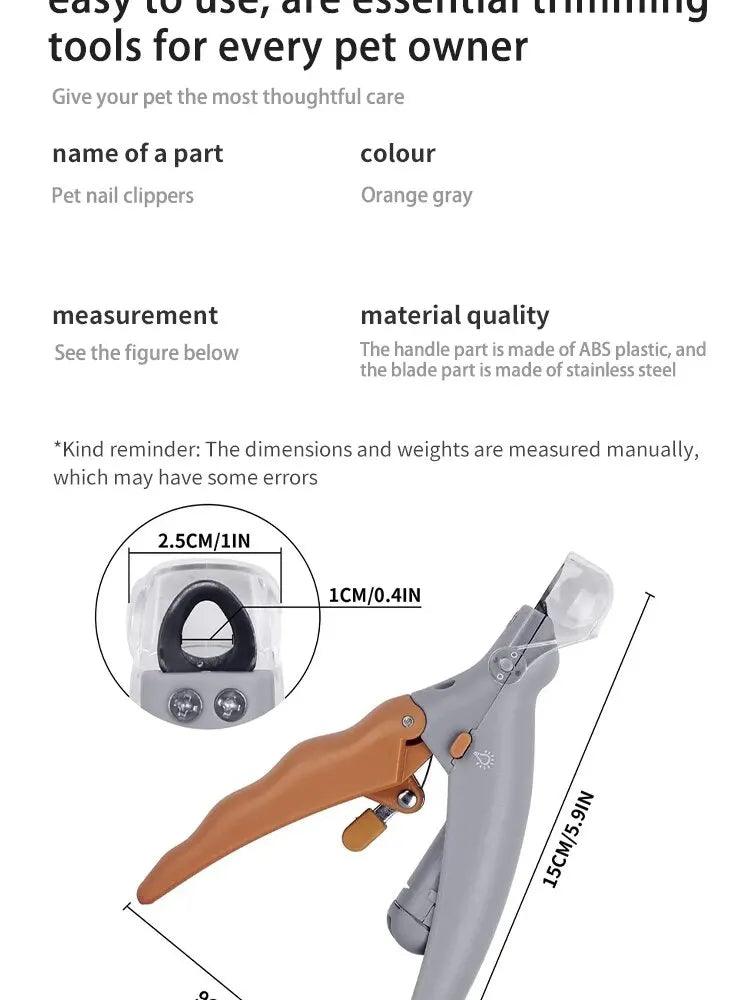 LED Light Pet Nail Clipper & Trimmer - pawpallet
