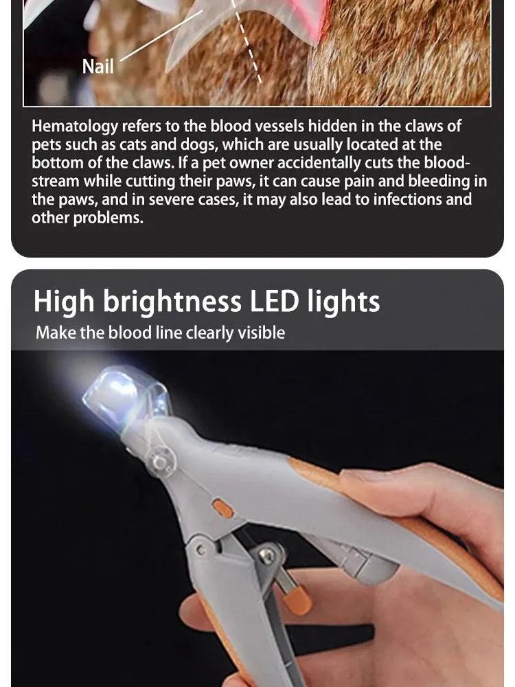 LED Light Pet Nail Clipper & Trimmer - pawpallet