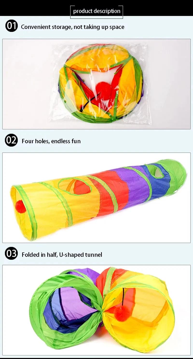 Rainbow Cat Tunnel - pawpallet