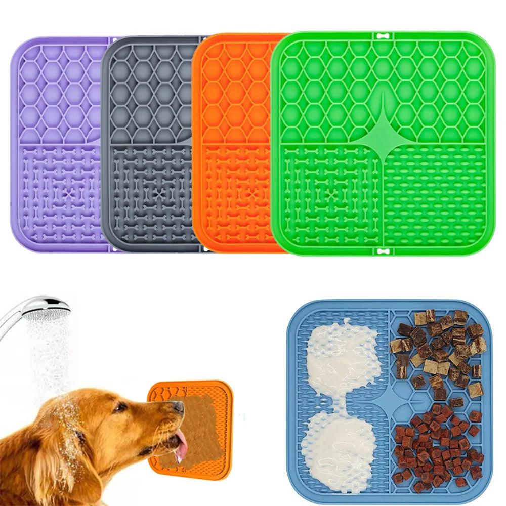 Slow Feed Silicone Lick Mat for Dogs - pawpallet