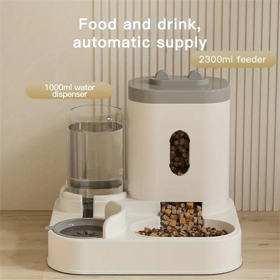 Automatic Pet Feeder & Water Fountain - pawpallet