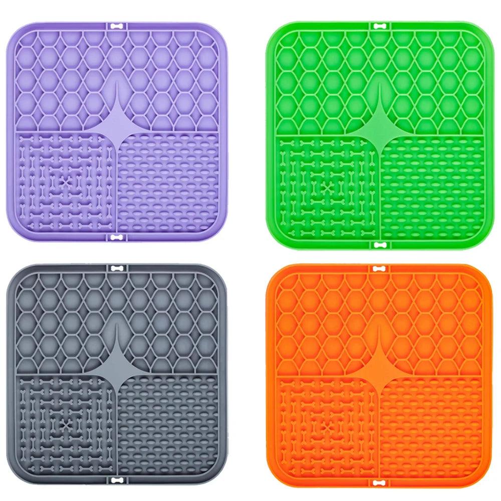 Slow Feed Silicone Lick Mat for Dogs - pawpallet