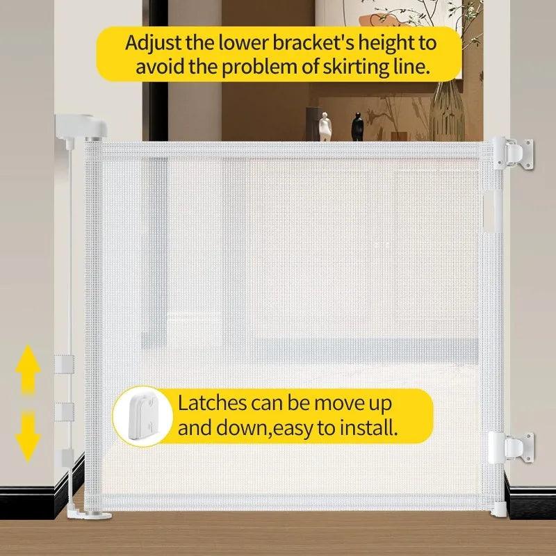 Retractable Mesh Gate - pawpallet