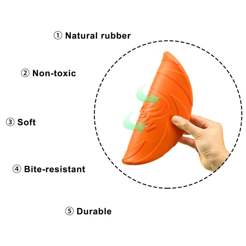 Sustainable Silicone Flying Disc for Dogs - pawpallet