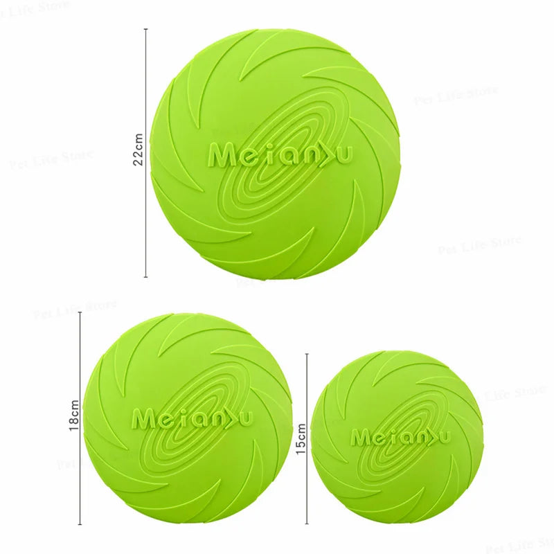 Sustainable Silicone Flying Disc for Dogs - pawpallet