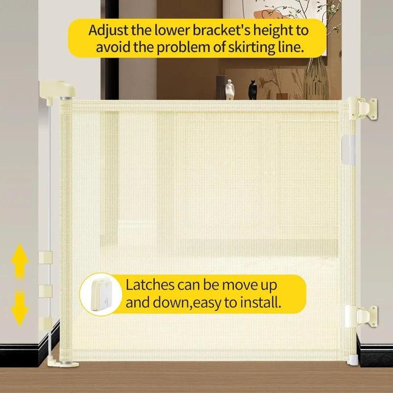 Retractable Mesh Gate - pawpallet