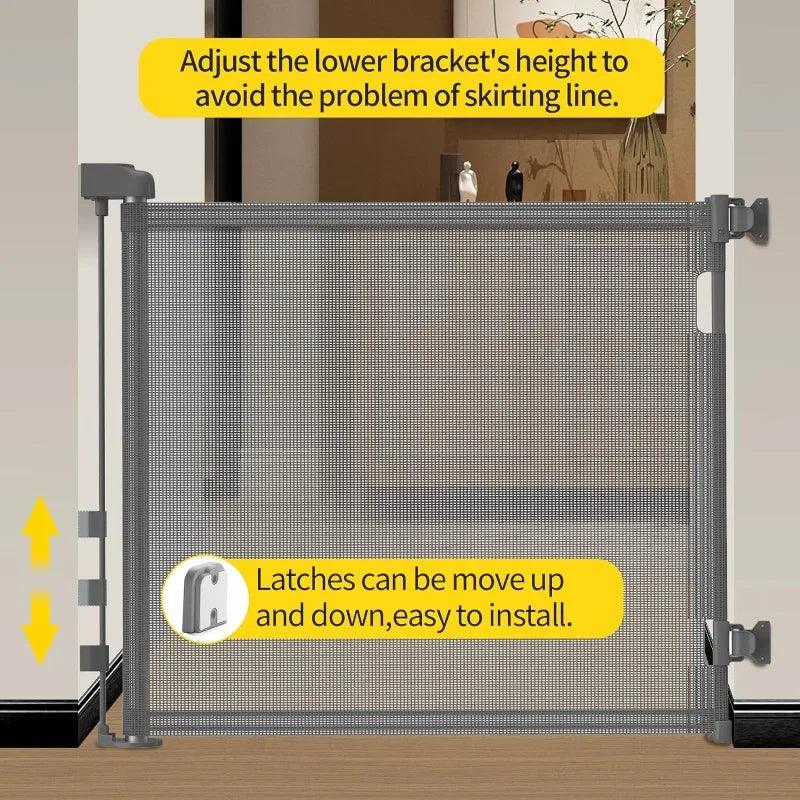 Retractable Mesh Gate - pawpallet