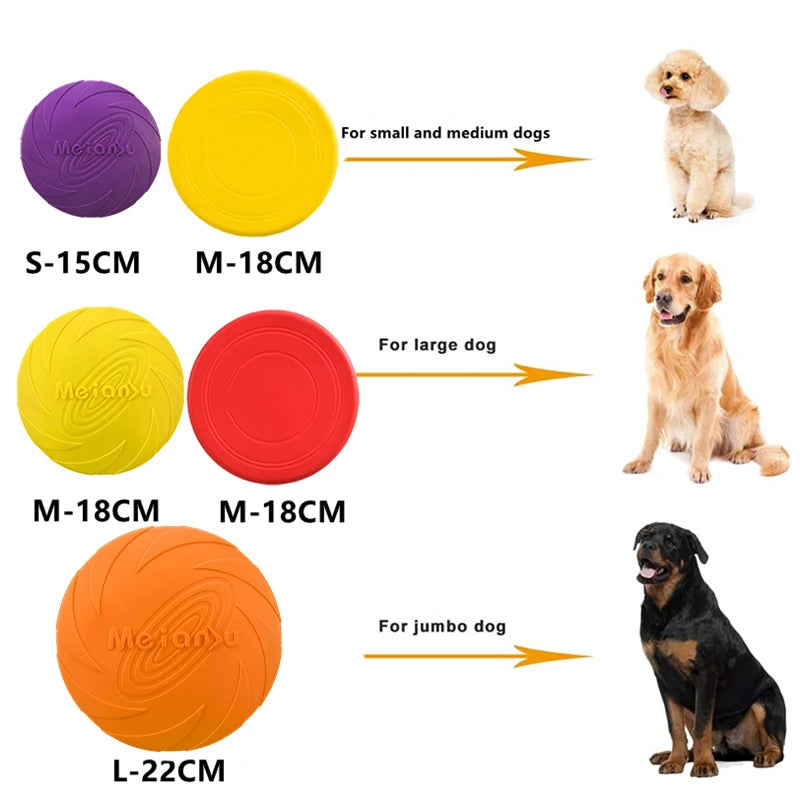 Sustainable Silicone Flying Disc for Dogs - pawpallet