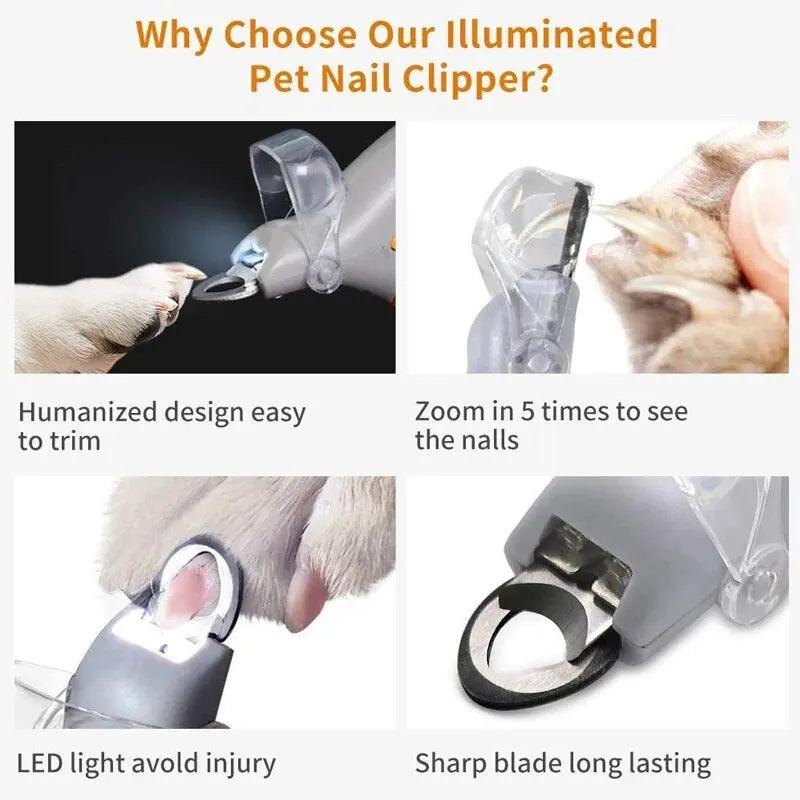 LED Light Pet Nail Clipper & Trimmer - pawpallet