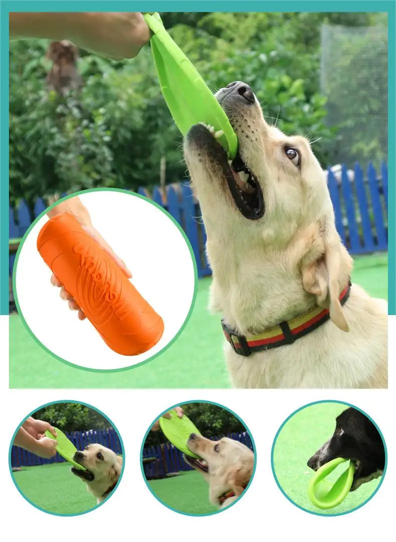 Sustainable Silicone Flying Disc for Dogs - pawpallet