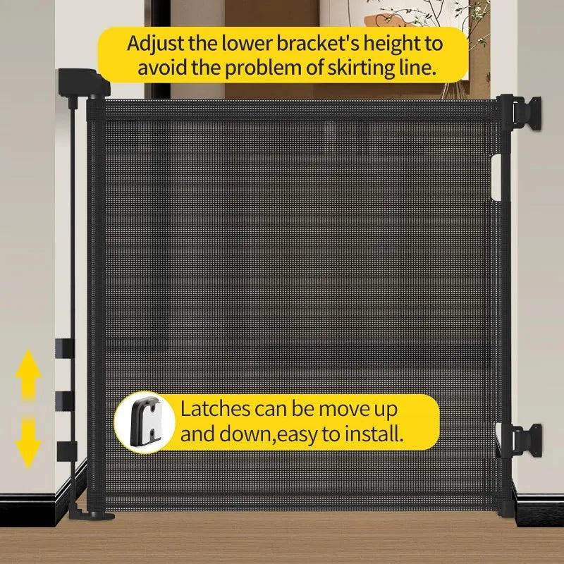 Retractable Mesh Gate - pawpallet