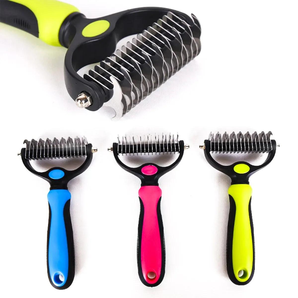 Double-Sided Knot Comb for Pet - pawpallet