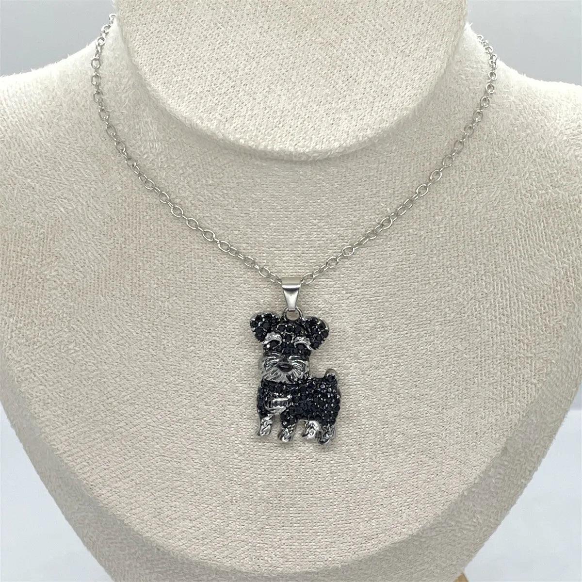 Schnauzer Charm Necklace for Devoted Dog Enthusiasts - pawpallet