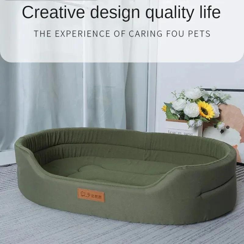 Fluffy Dog Cushion Sofa Bed - pawpallet