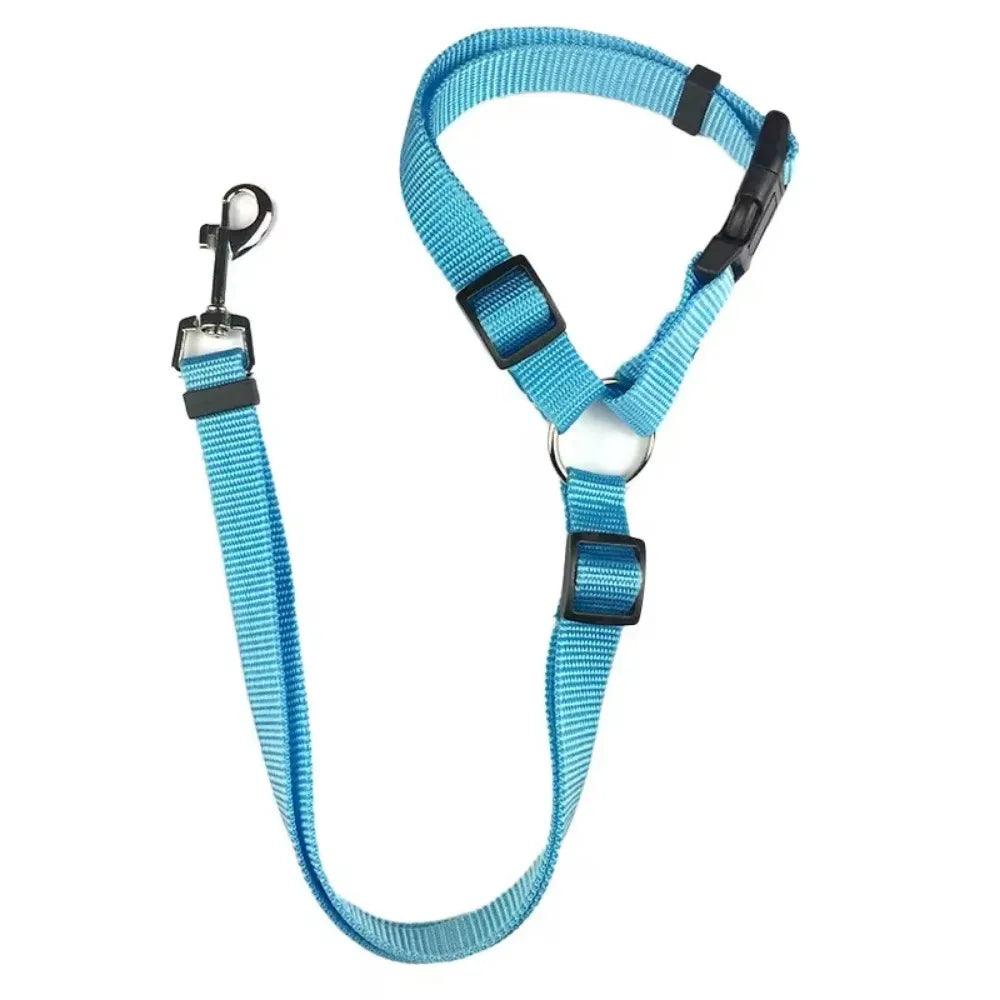 Adjustable Pet Safety Seat Belt & Leash for Dogs and Cats - pawpallet